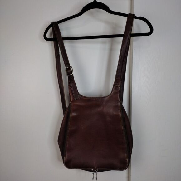 Volare Brown Leather Backpack Distressed Queros Made In Columbia main image 4